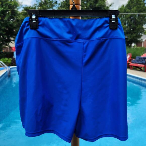 NEW Catalina 2X 18W-20W $39 Royal Blue Swim Shorts Plus Size Pool Chic - Picture 2 of 10